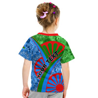 International Romani Day 2024 Kid T Shirt Gypsy Pattern Tribal - Wonder Print Shop