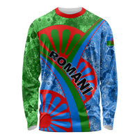 International Romani Day 2024 Long Sleeve Shirt Gypsy Pattern Tribal - Wonder Print Shop