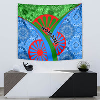 International Romani Day 2024 Tapestry Gypsy Pattern Tribal - Wonder Print Shop