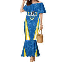 Custom Turks and Caicos Islands Football Family Matching Mermaid Dress and Hawaiian Shirt Team TCI Go Champions