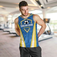 Custom Turks and Caicos Islands Football Men Tank Top Team TCI Go Champions