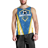 Custom Turks and Caicos Islands Football Men Tank Top Team TCI Go Champions