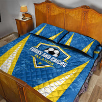 Turks and Caicos Islands Football Quilt Bed Set Team TCI Go Champions