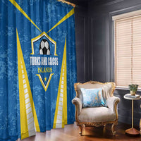 Turks and Caicos Islands Football Window Curtain Team TCI Go Champions