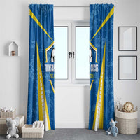 Turks and Caicos Islands Football Window Curtain Team TCI Go Champions