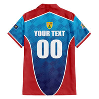 Custom Turks and Caicos Islands Rugby Hawaiian Shirt TCI Team Come On