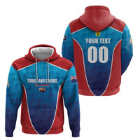 Custom Turks and Caicos Islands Rugby Hoodie TCI Team Come On