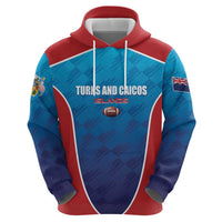 Custom Turks and Caicos Islands Rugby Hoodie TCI Team Come On