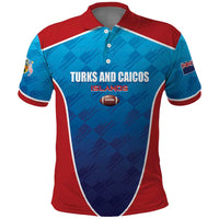 Custom Turks and Caicos Islands Rugby Polo Shirt TCI Team Come On