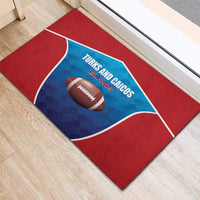 Turks and Caicos Islands Rugby Rubber Doormat TCI Team Come On