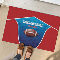 Turks and Caicos Islands Rugby Rubber Doormat TCI Team Come On