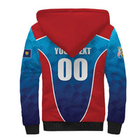 Custom Turks and Caicos Islands Rugby Sherpa Hoodie TCI Team Come On