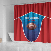 Turks and Caicos Islands Rugby Shower Curtain TCI Team Come On