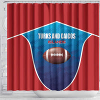 Turks and Caicos Islands Rugby Shower Curtain TCI Team Come On