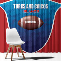 Turks and Caicos Islands Rugby Window Curtain TCI Team Come On