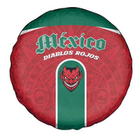 Baseball Mexico Diablos Rojos Spare Tire Cover Red Devils Aztec Pattern