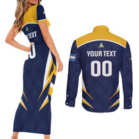Custom Baseball Tigres Chinandega Couples Matching Short Sleeve Bodycon Dress and Long Sleeve Button Shirt Go Nicaragua Boys