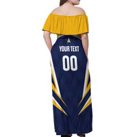 Custom Baseball Tigres Chinandega Off Shoulder Maxi Dress Go Nicaragua Boys