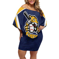 Custom Baseball Tigres Chinandega Off Shoulder Short Dress Go Nicaragua Boys