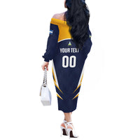 Custom Baseball Tigres Chinandega Off The Shoulder Long Sleeve Dress Go Nicaragua Boys