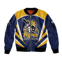 Custom Baseball Tigres Chinandega Sleeve Zip Bomber Jacket Go Nicaragua Boys