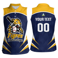Custom Baseball Tigres Chinandega Women Sleeveless Polo Shirt Go Nicaragua Boys