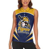 Custom Baseball Tigres Chinandega Women Sleeveless Polo Shirt Go Nicaragua Boys