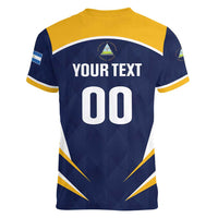 Custom Baseball Tigres Chinandega Women V-Neck T-Shirt Go Nicaragua Boys