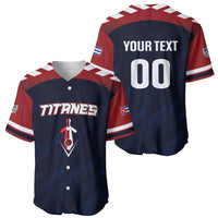 Custom Baseball Titanes Florida Baseball Jersey Puerto Rico Boys Come On