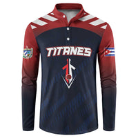 Custom Baseball Titanes Florida Button Sweatshirt Puerto Rico Boys Come On