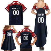 Custom Baseball Titanes Florida Family Matching Summer Maxi Dress and Hawaiian Shirt Puerto Rico Boys Come On
