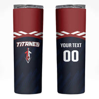 Custom Baseball Titanes Florida Skinny Tumbler Puerto Rico Boys Come On