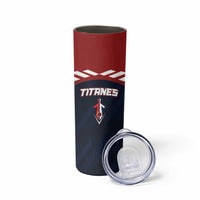 Custom Baseball Titanes Florida Skinny Tumbler Puerto Rico Boys Come On
