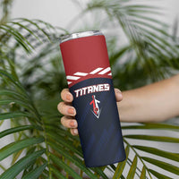 Custom Baseball Titanes Florida Skinny Tumbler Puerto Rico Boys Come On