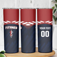 Custom Baseball Titanes Florida Skinny Tumbler Puerto Rico Boys Come On