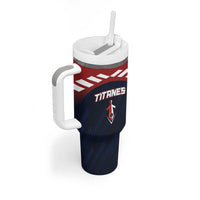 Custom Baseball Titanes Florida Tumbler With Handle Puerto Rico Boys Come On