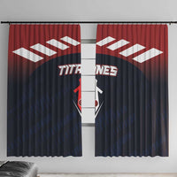 Baseball Titanes Florida Window Curtain Puerto Rico Boys Come On