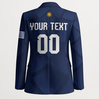 Custom Uruguay 2026 World Football Blazer La Celeste Go Up To The Sky