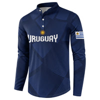 Custom Uruguay 2026 World Football Button Sweatshirt La Celeste Go Up To The Sky