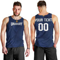 Custom Uruguay 2026 World Football Men Tank Top La Celeste Go Up To The Sky