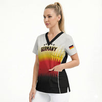 Custom Germany 2026 World Football Scrub Top Deutschland Die Mannschaft
