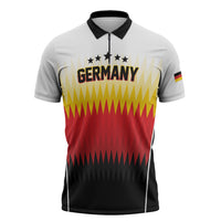 Custom Germany 2026 World Football Zipper Polo Shirt Deutschland Die Mannschaft