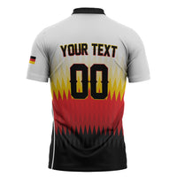 Custom Germany 2026 World Football Zipper Polo Shirt Deutschland Die Mannschaft
