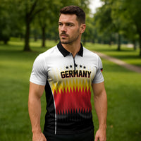 Custom Germany 2026 World Football Zipper Polo Shirt Deutschland Die Mannschaft