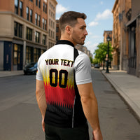 Custom Germany 2026 World Football Zipper Polo Shirt Deutschland Die Mannschaft