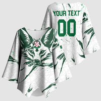 Custom Algeria 2026 World Football Kimono Sleeve Blouse Les Fennecs Come On