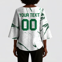 Custom Algeria 2026 World Football Kimono Sleeve Blouse Les Fennecs Come On