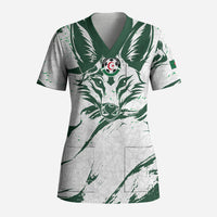 Custom Algeria 2026 World Football Scrub Top Les Fennecs Come On