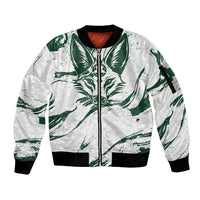 Custom Algeria 2026 World Football Sleeve Zip Bomber Jacket Les Fennecs Come On
