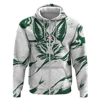 Custom Algeria 2026 World Football Zip Hoodie Les Fennecs Come On